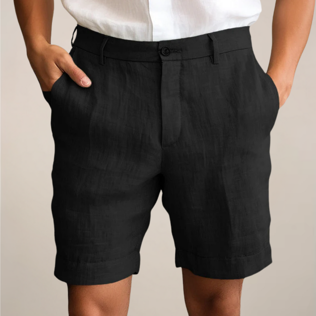 Men's Solid Knit Shorts - Lightweight Summer Casual
