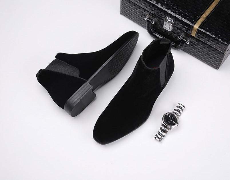 Men's Ankle Boots - Elegant Design