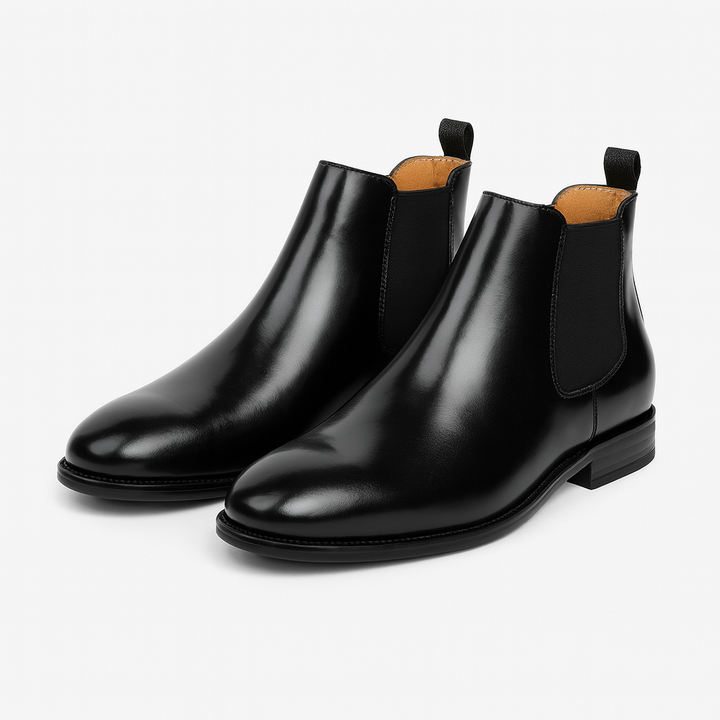 Men's High Ankle Chelsea Boots - Slip-On Comfort