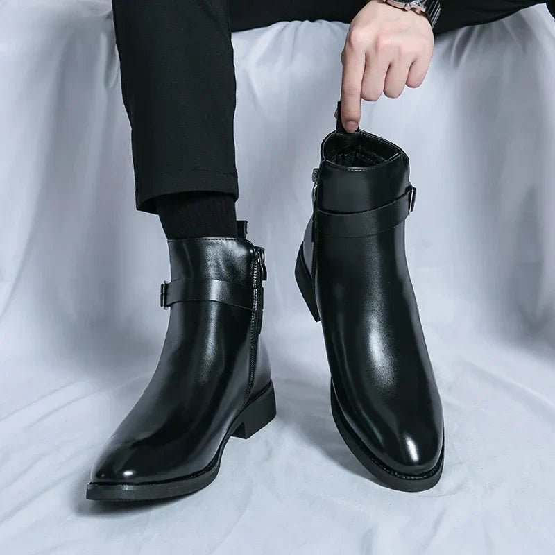 Men's Classic Chelsea Boots - Sleek Everyday Comfort