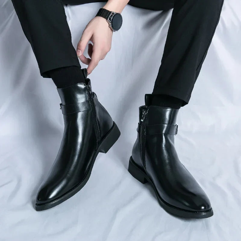 Men's Classic Chelsea Boots - Sleek Everyday Comfort
