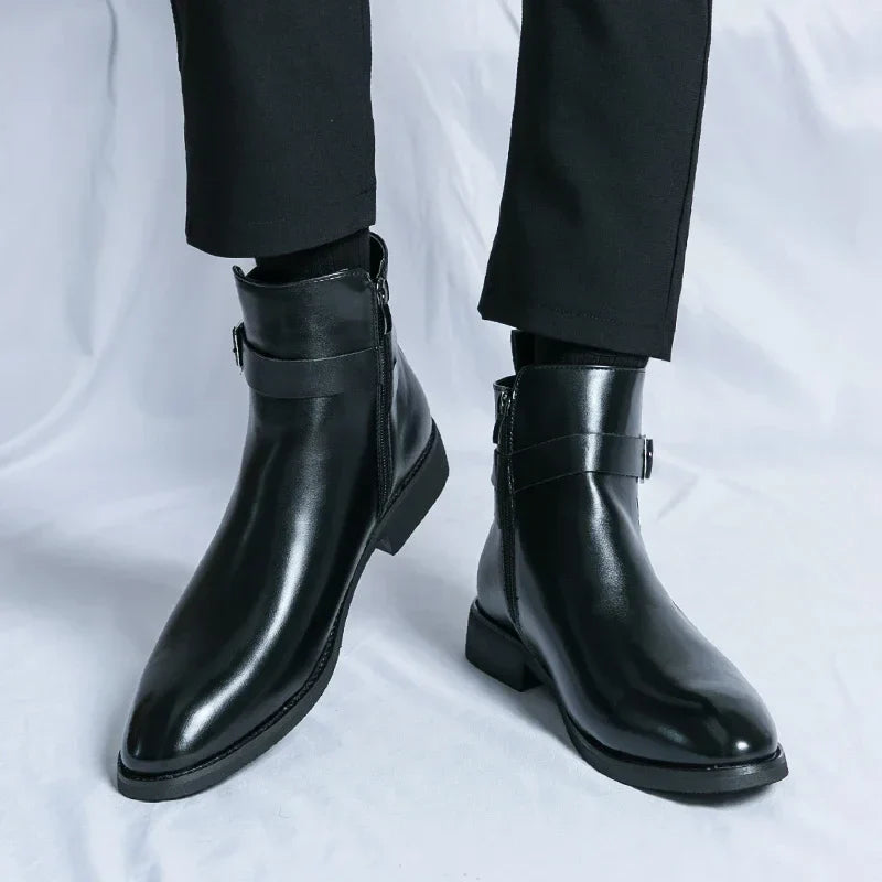 Men's Classic Chelsea Boots - Sleek Everyday Comfort