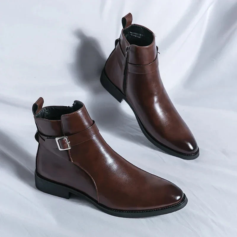 Men's Classic Chelsea Boots - Sleek Everyday Comfort
