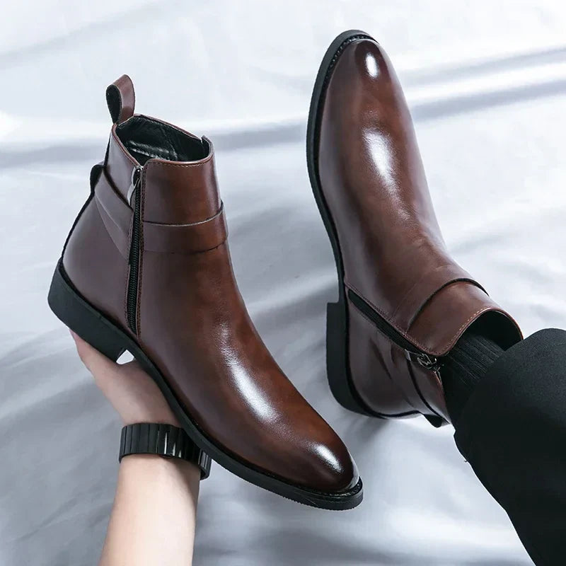 Men's Classic Chelsea Boots - Sleek Everyday Comfort