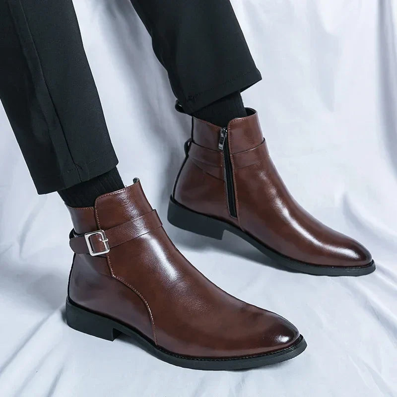 Men's Classic Chelsea Boots - Sleek Everyday Comfort
