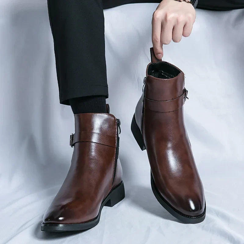 Men's Classic Chelsea Boots - Sleek Everyday Comfort