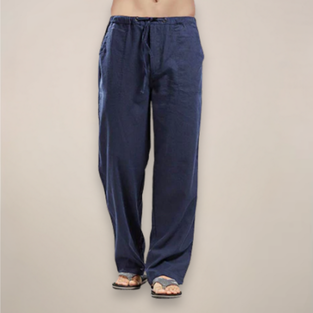 Men's Linen Pants - Lightweight Breathable Summer Comfort