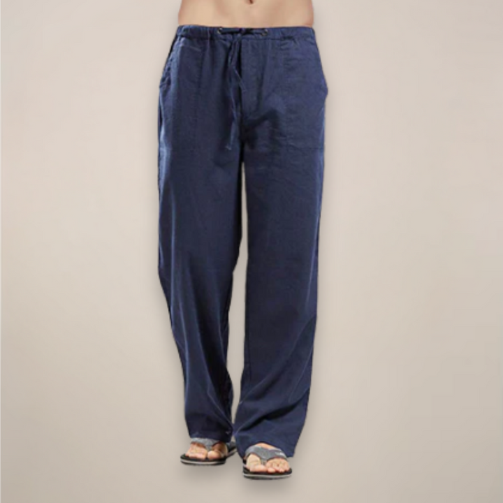 Men's Linen Pants - Lightweight Breathable Summer Comfort