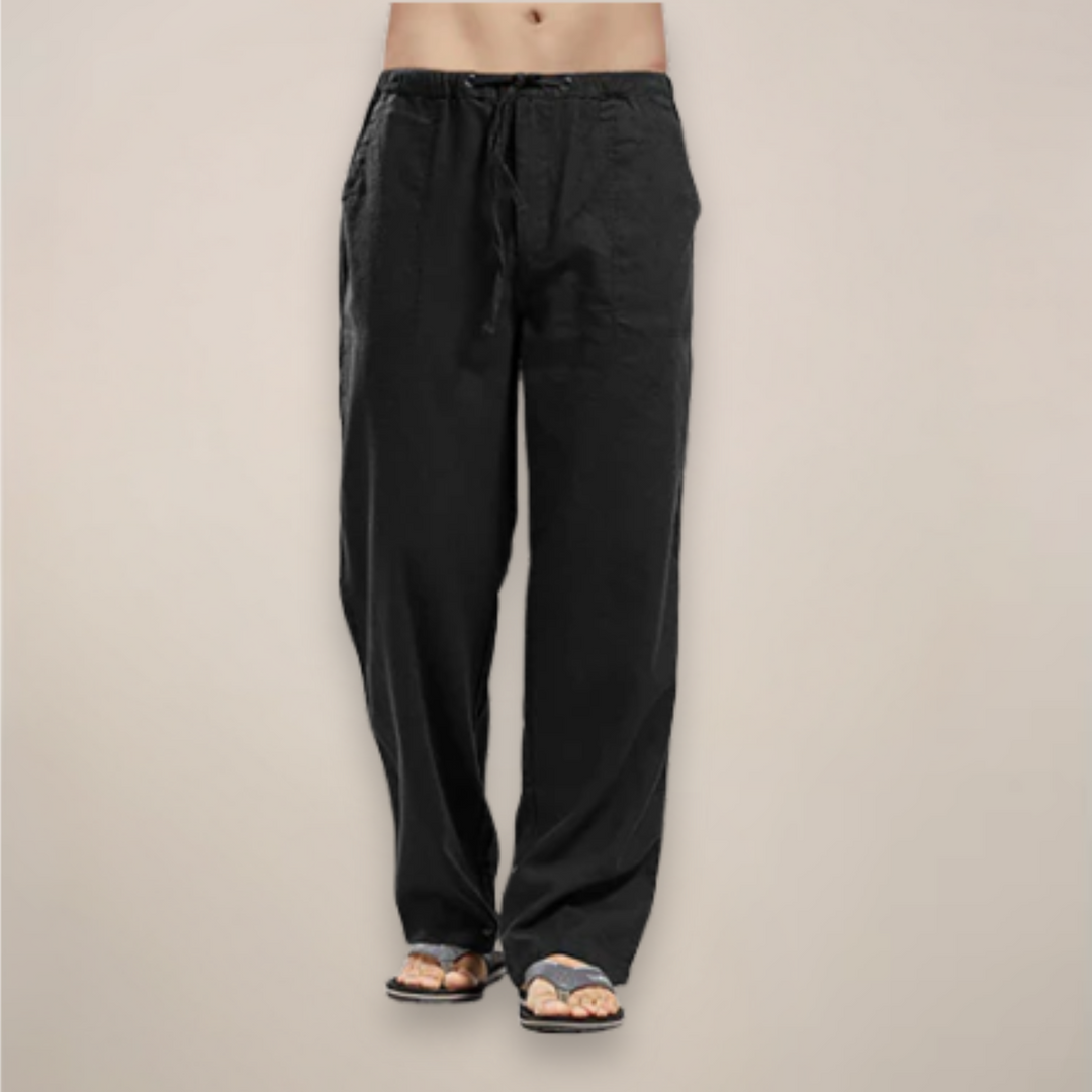 Men's Linen Pants - Lightweight Breathable Summer Comfort