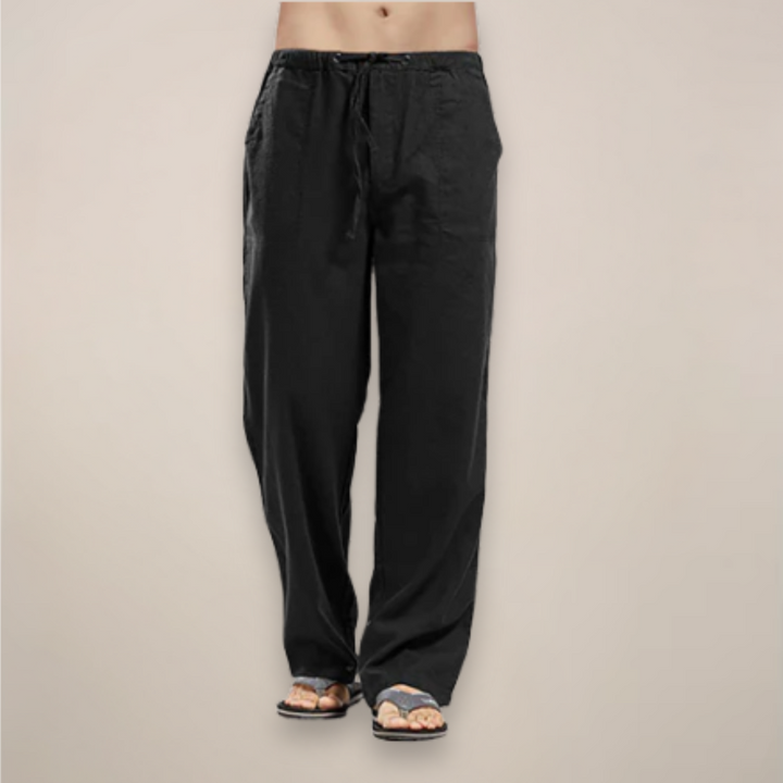 Men's Linen Pants - Lightweight Breathable Summer Comfort