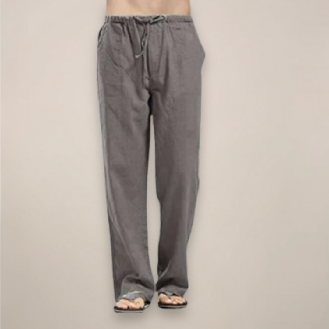 Men's Linen Pants - Lightweight Breathable Summer Comfort