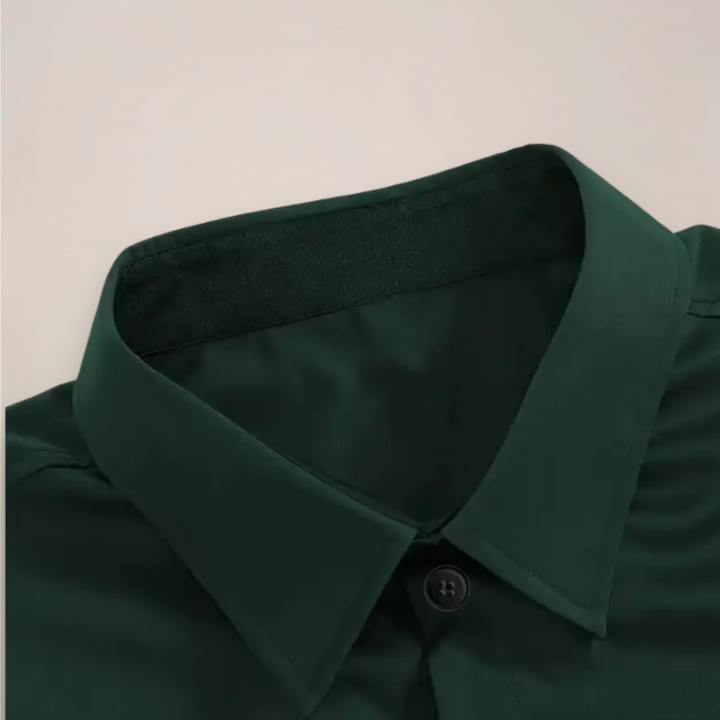 Men's Classic Fit Long Sleeve Shirt - Versatile Smart Casual