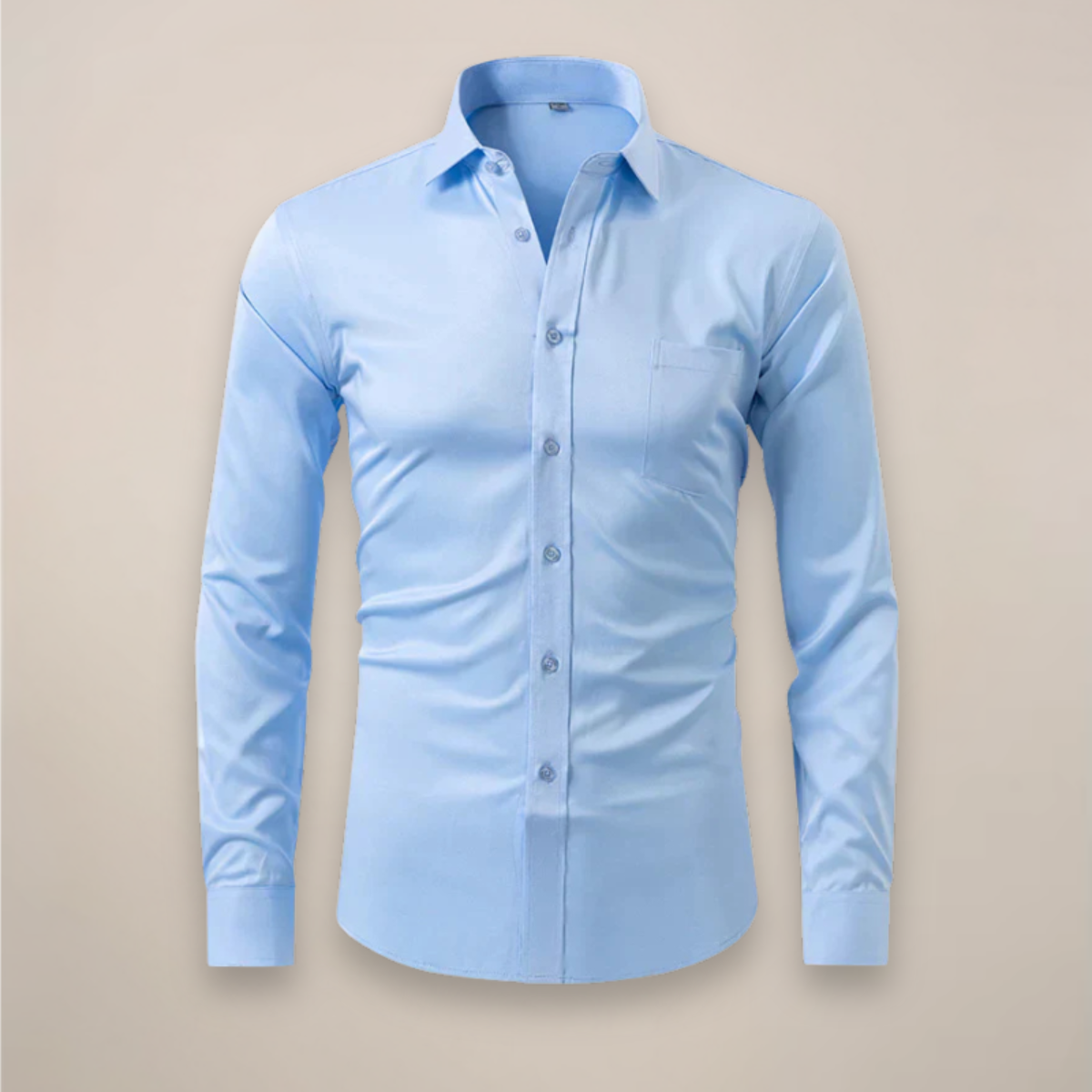 Men's Classic Fit Long Sleeve Shirt - Lightweight Breathable