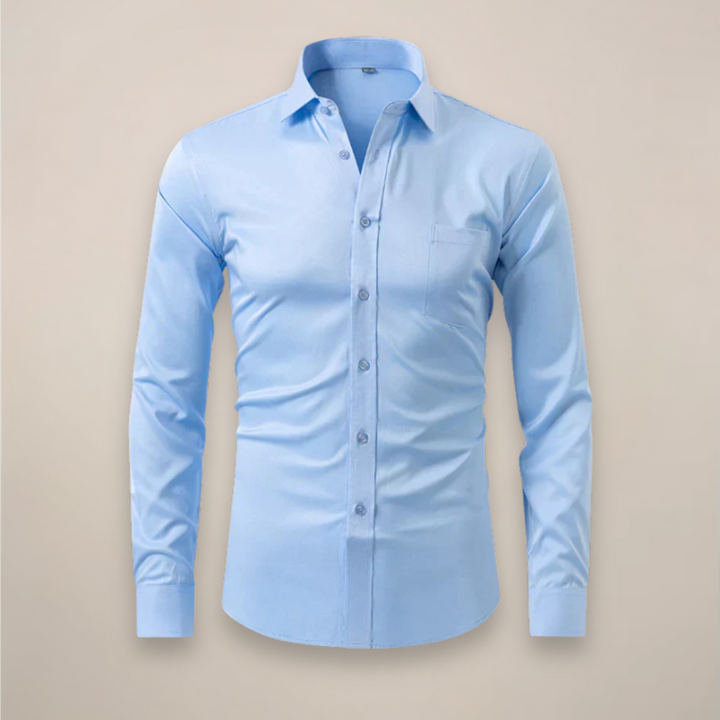 Men's Classic Fit Long Sleeve Shirt - Lightweight Breathable