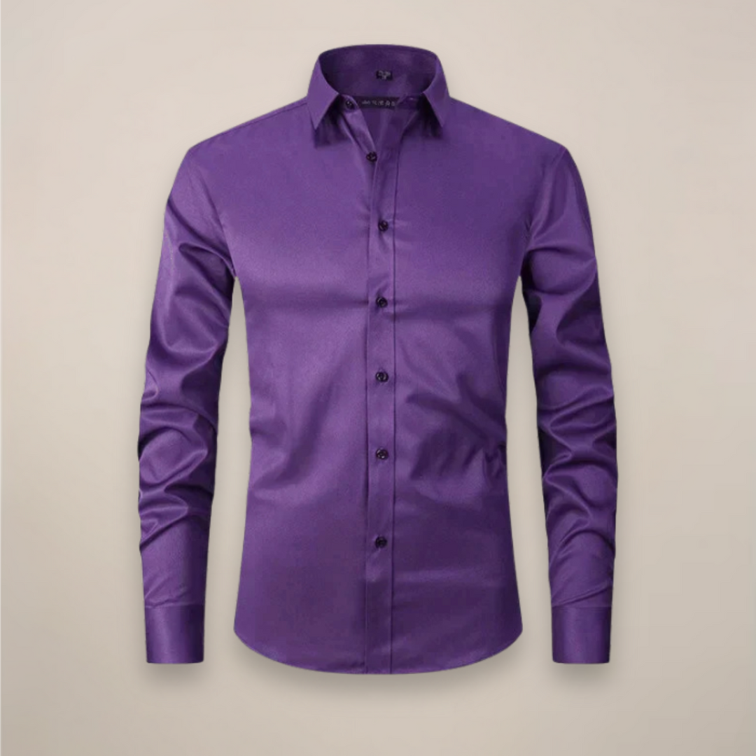 Men's Classic Fit Long Sleeve Shirt - Lightweight Breathable