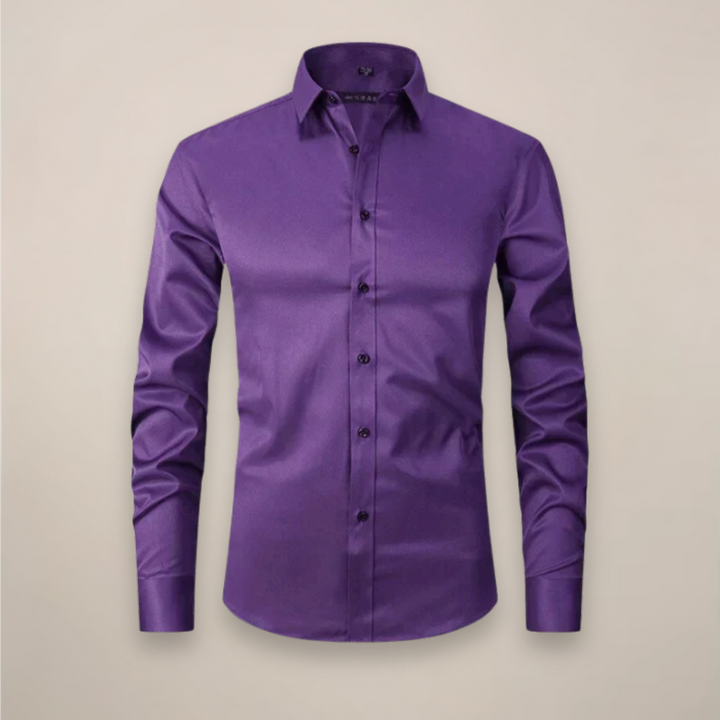 Men's Classic Fit Long Sleeve Shirt - Lightweight Breathable