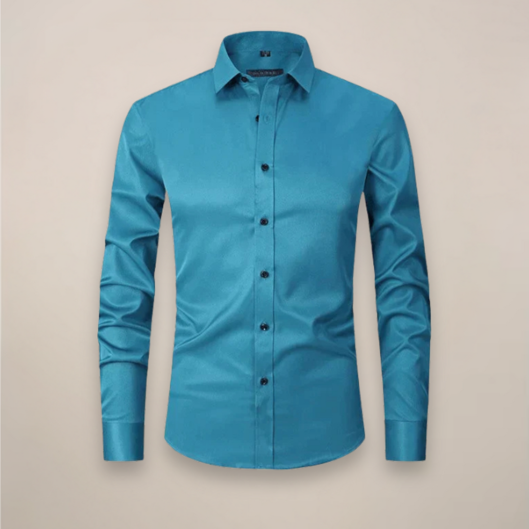 Men's Classic Fit Long Sleeve Shirt - Lightweight Breathable