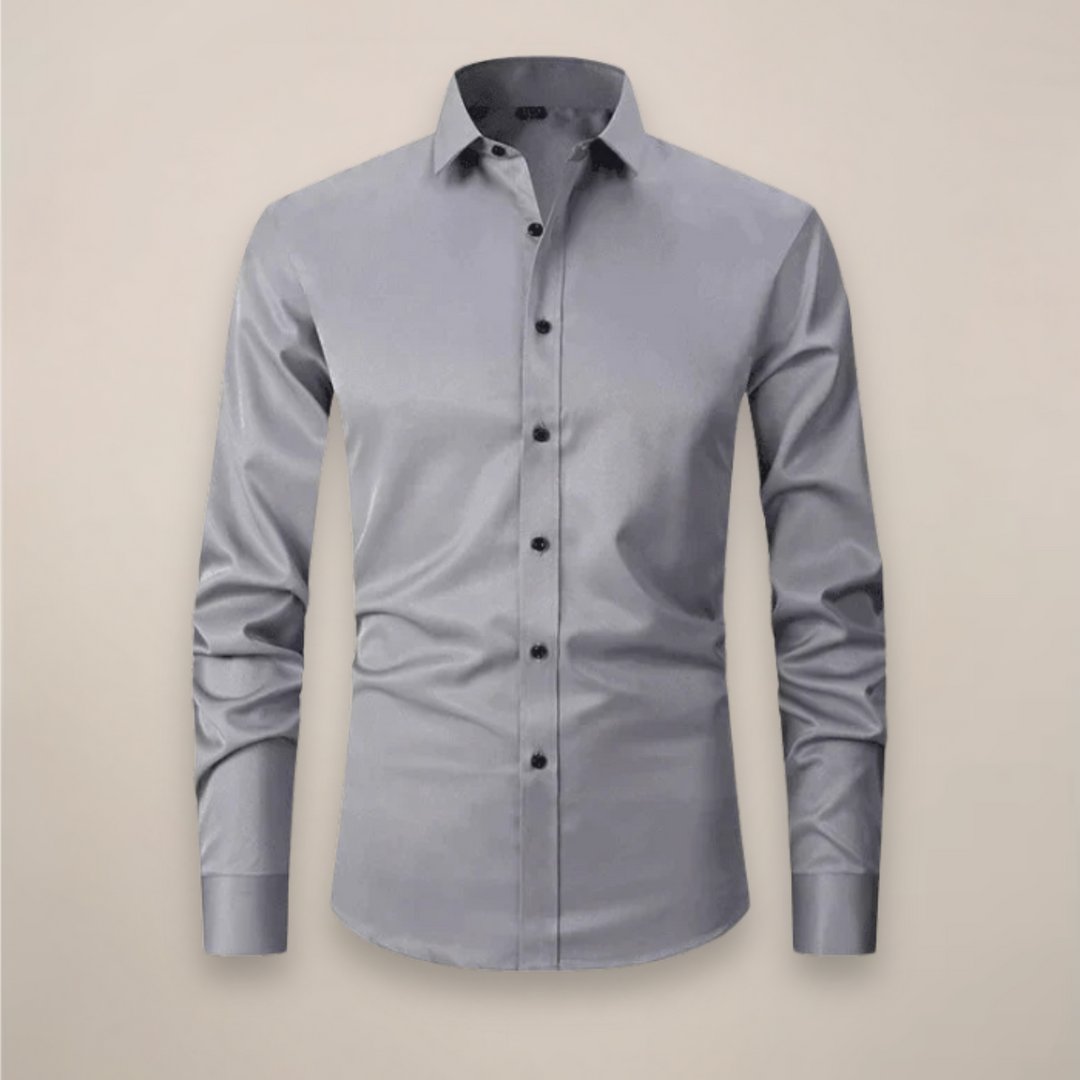 Men's Classic Fit Long Sleeve Shirt - Lightweight Breathable