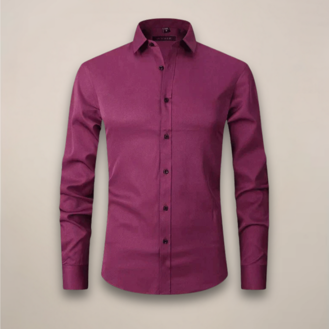 Men's Classic Fit Long Sleeve Shirt - Lightweight Breathable