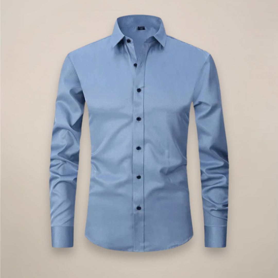 Men's Classic Fit Long Sleeve Shirt - Lightweight Breathable