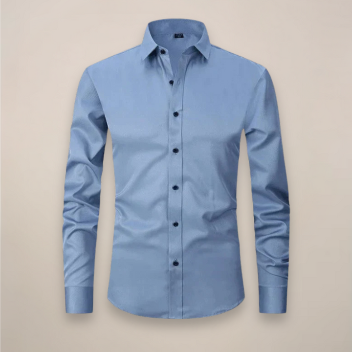 Men's Classic Fit Long Sleeve Shirt - Lightweight Breathable