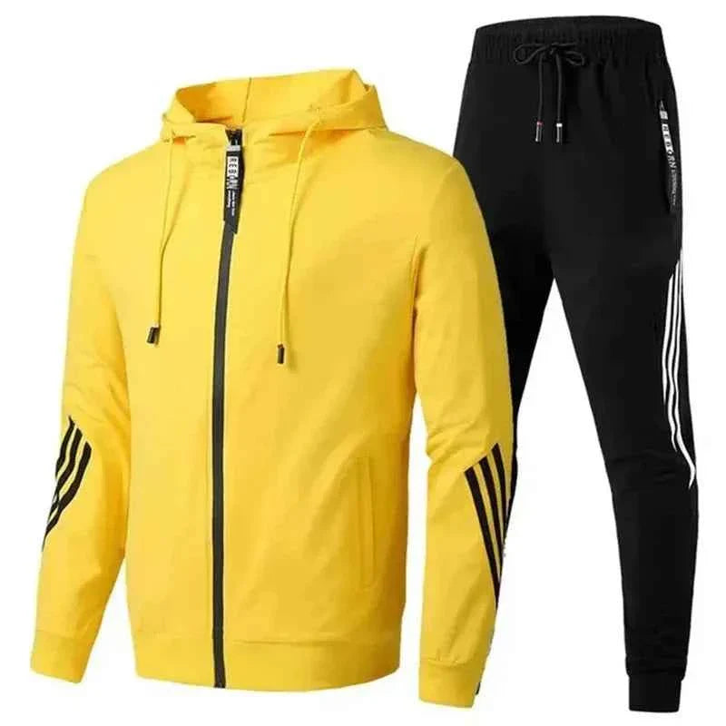 John | Men's Stylish Two-Piece Tracksuit Set