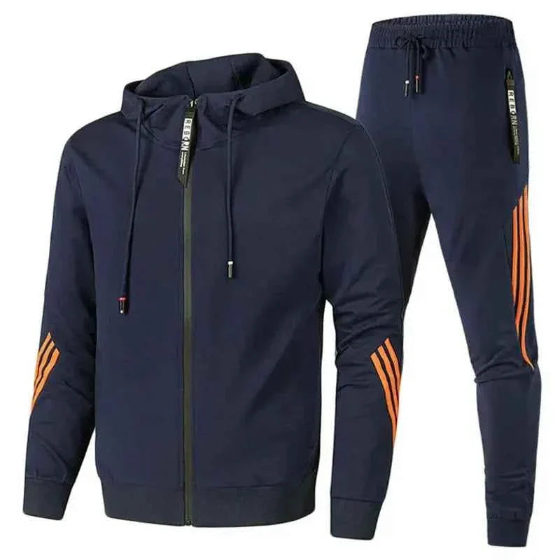 John | Men's Stylish Two-Piece Tracksuit Set