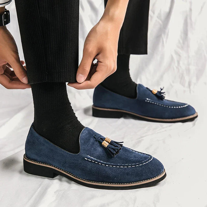 Men's Suede Moccasins - Smart Casual Footwear
