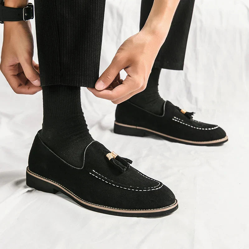 Men's Suede Moccasins - Smart Casual Footwear