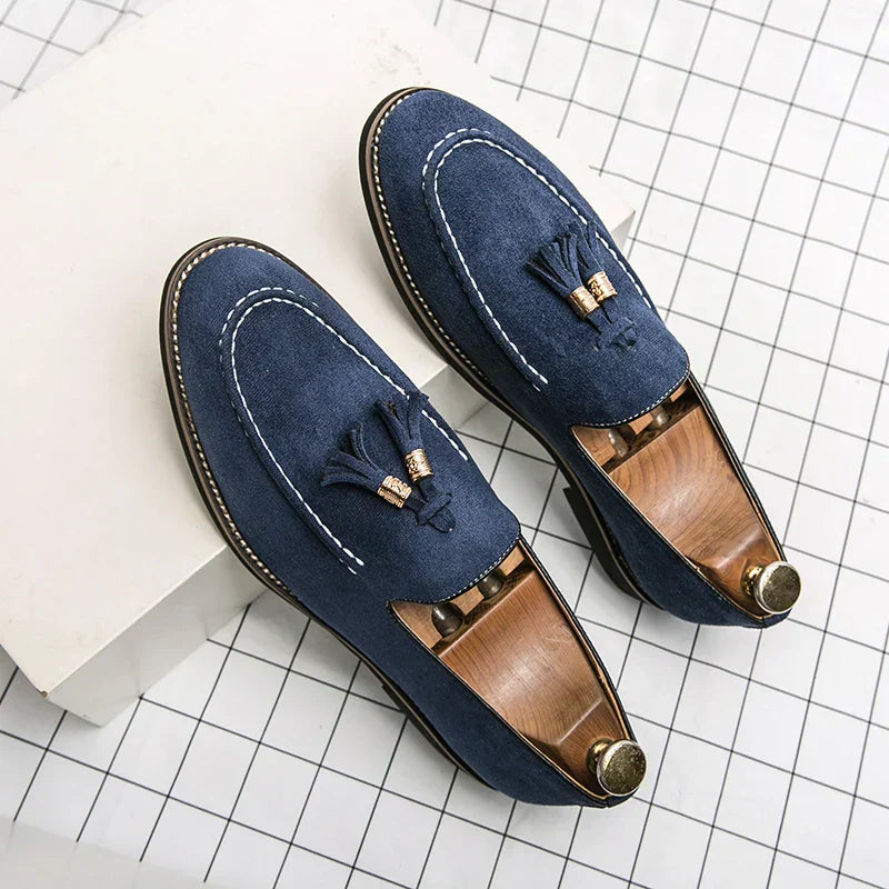 Men's Suede Moccasins - Smart Casual Footwear