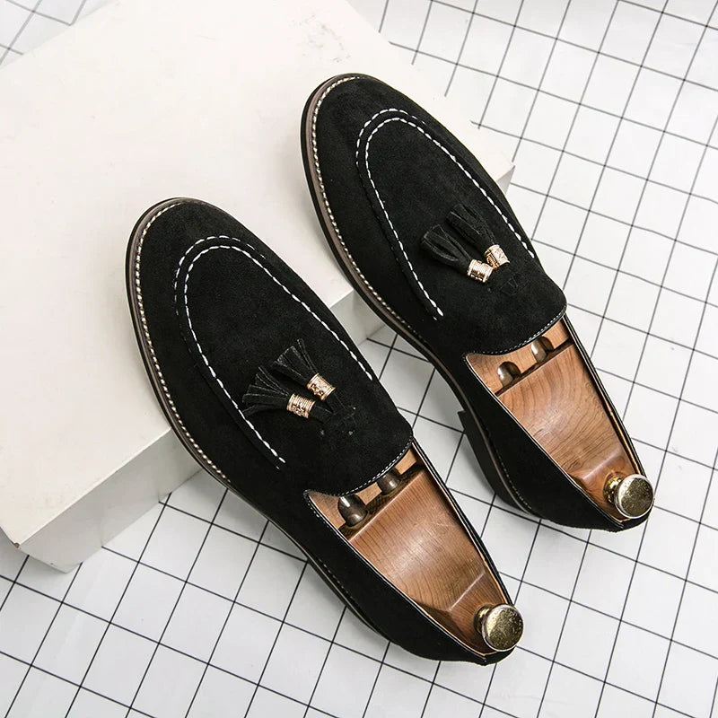 Men's Suede Moccasins - Smart Casual Footwear