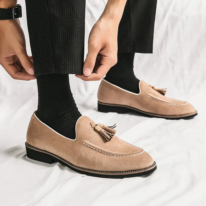 Men's Suede Moccasins - Smart Casual Footwear