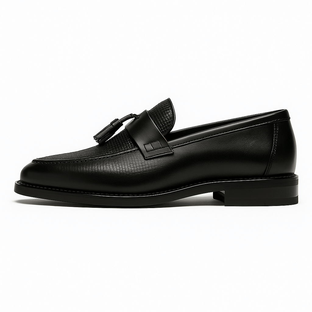 Men's Woven Tassel Loafers - Classic Slip-On Style