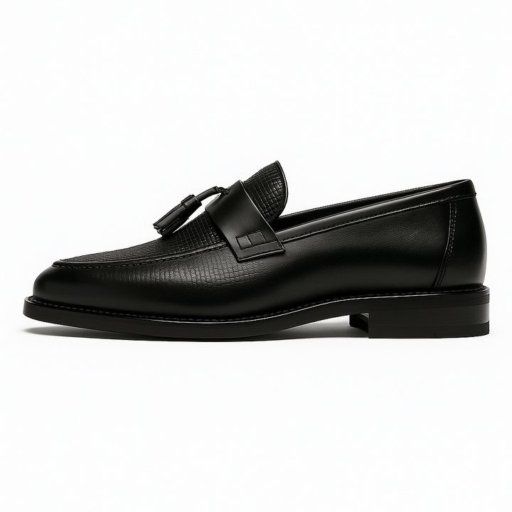 Men's Woven Tassel Loafers - Classic Slip-On Style