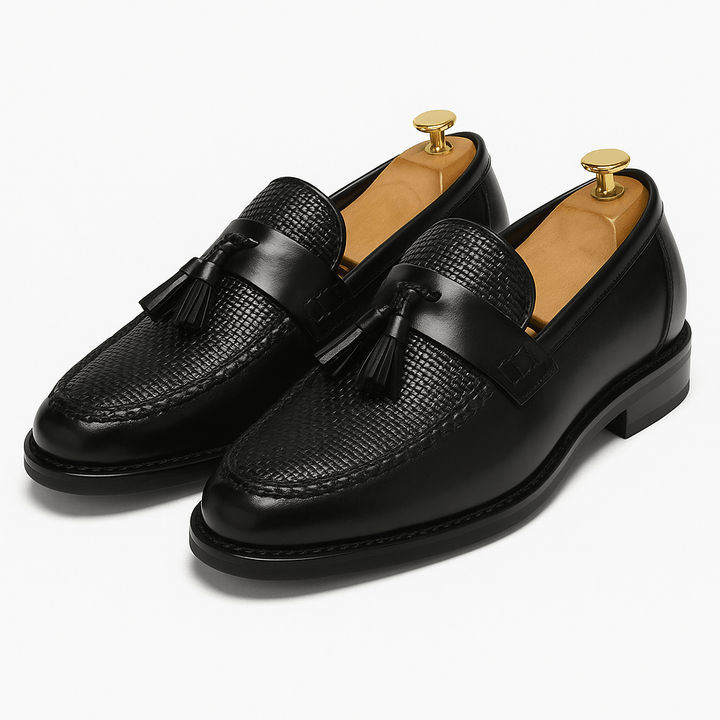 Men's Woven Slip-On Loafers - Classic Style