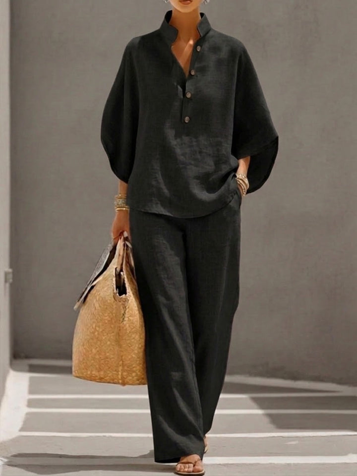 Nerina | Women's Lightweight Loungewear Blouse, Casual