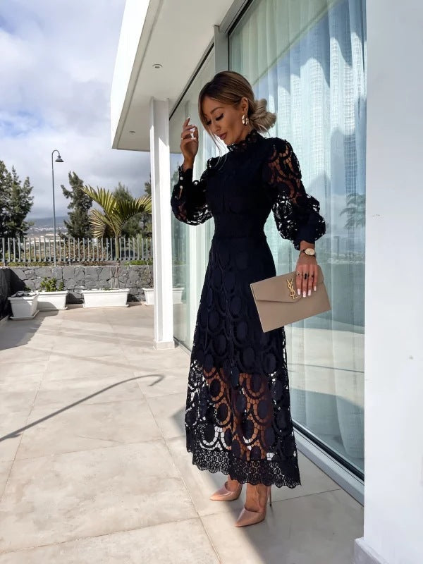 Emily | Women's Lace Bodycon Midi Dress, Evening