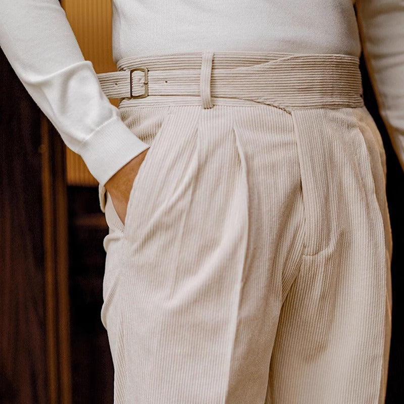 Men's Casual Corduroy Pants - Stylish Comfort