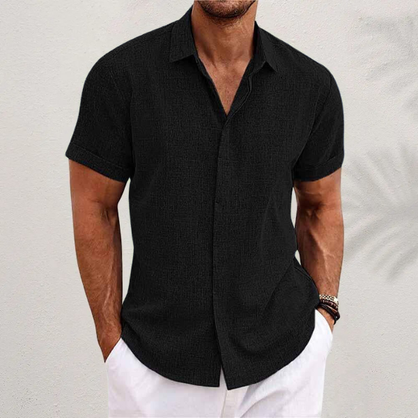 Men's Casual Linen Shirt - Summer Vacation