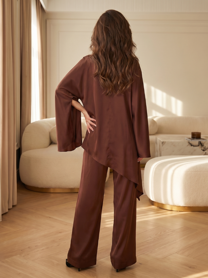 Linda | Women's Relaxed Two-Piece Blouse Set, Casual