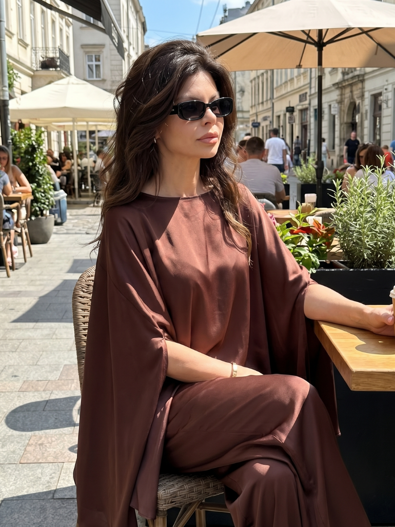 Linda | Women's Relaxed Two-Piece Blouse Set, Casual