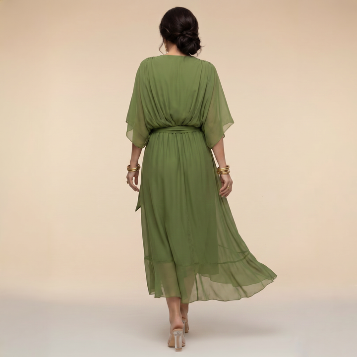 Sofia | Women's Elegant Wrap Midi Dress