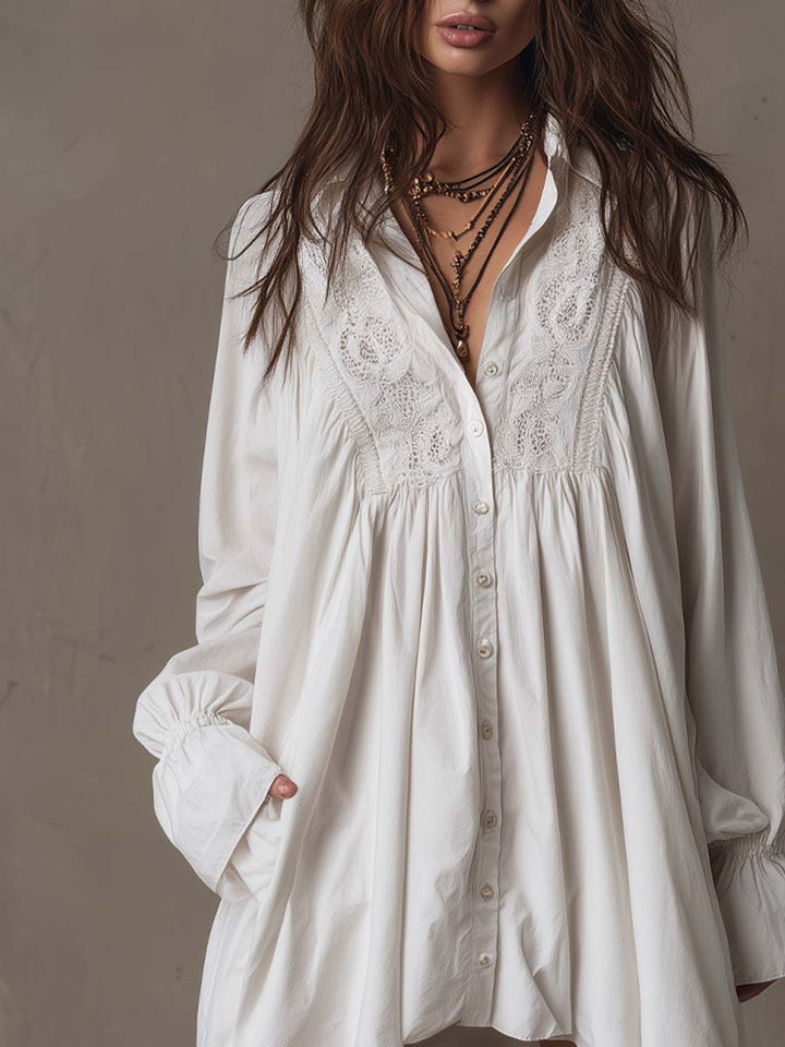 Scarlett | Women's Lace Irregular Hem Mini Dress, Evening