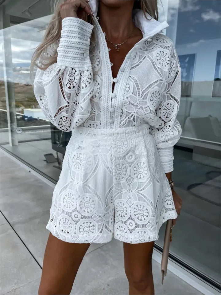 Eliza | Women's Lace Blouse, Summer
