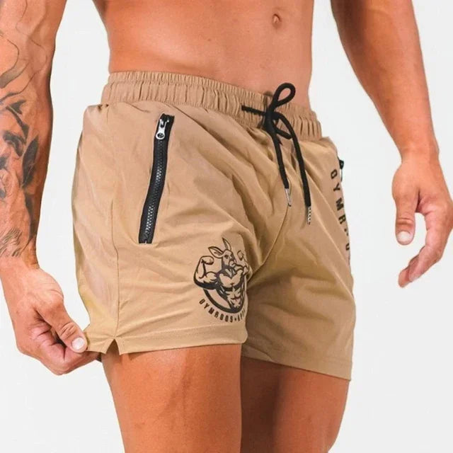 Men's Athletic Knit Shorts - Casual Workout