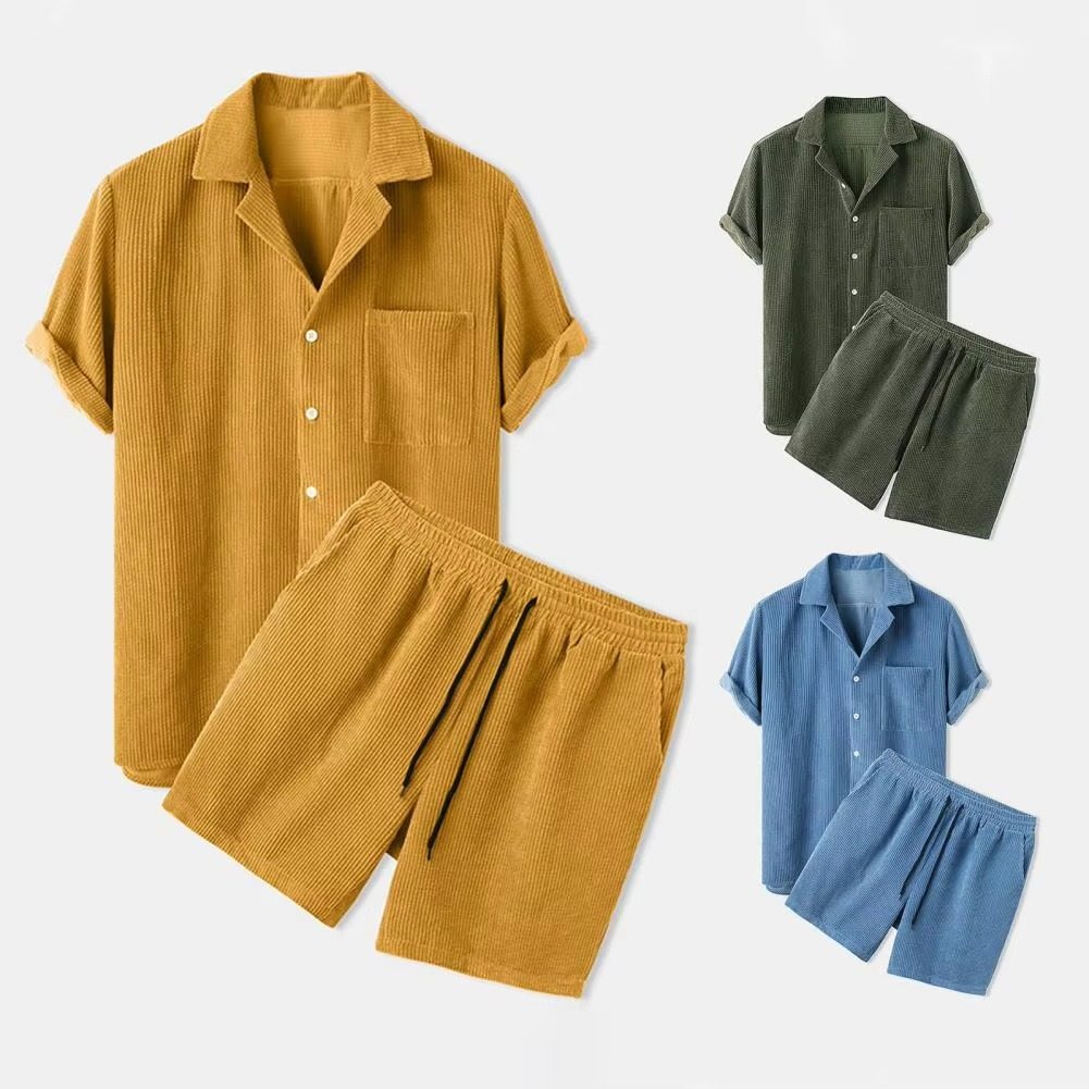 Fox | Men's Casual Short Sleeve Shirt & Shorts Set