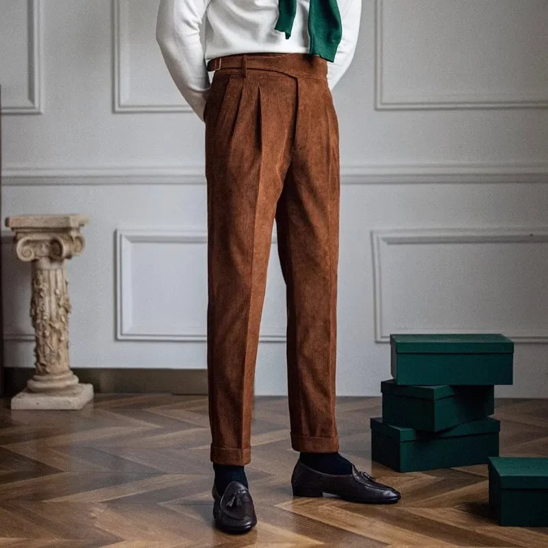 Men's Casual Corduroy Pants - Stylish Comfort