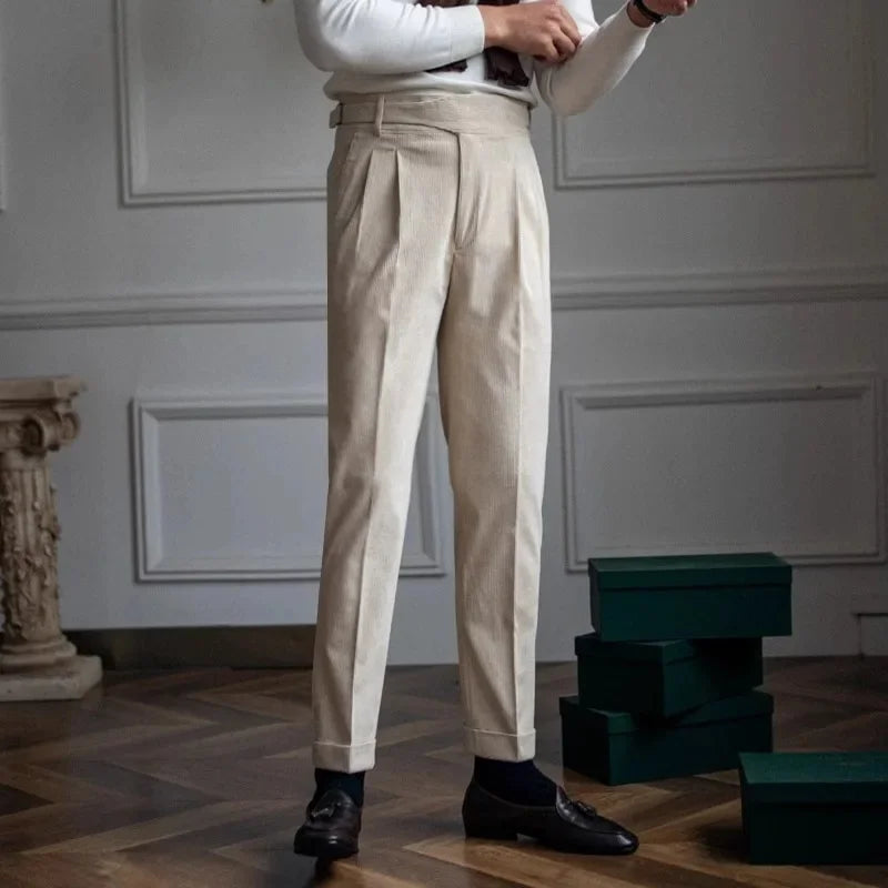 Men's Casual Corduroy Pants - Stylish Comfort