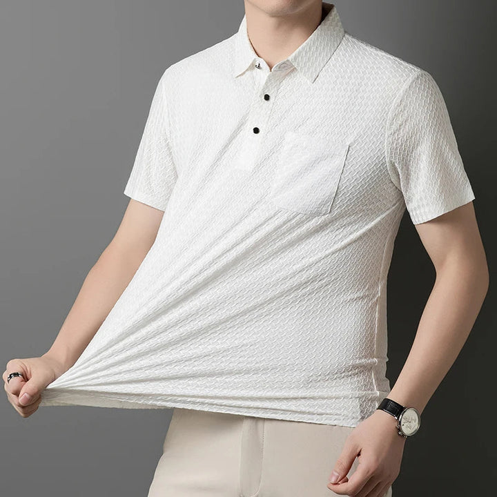 Men's Performance Knit Polo Shirt - Casual Wear