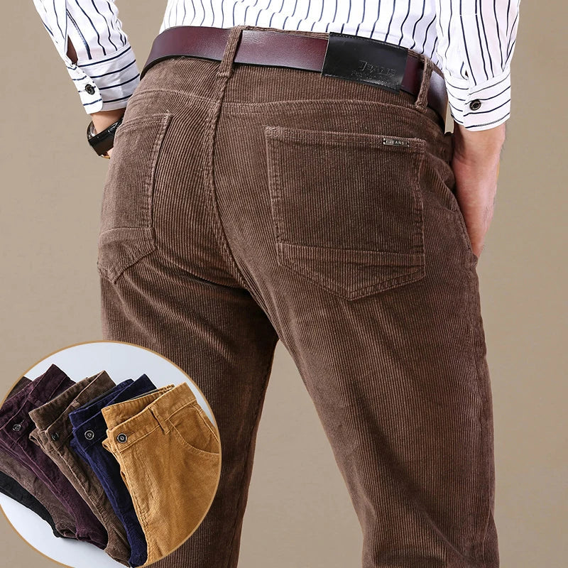 Men's Corduroy Casual Pants - Everyday Wear